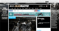 Desktop Screenshot of dueruote.it